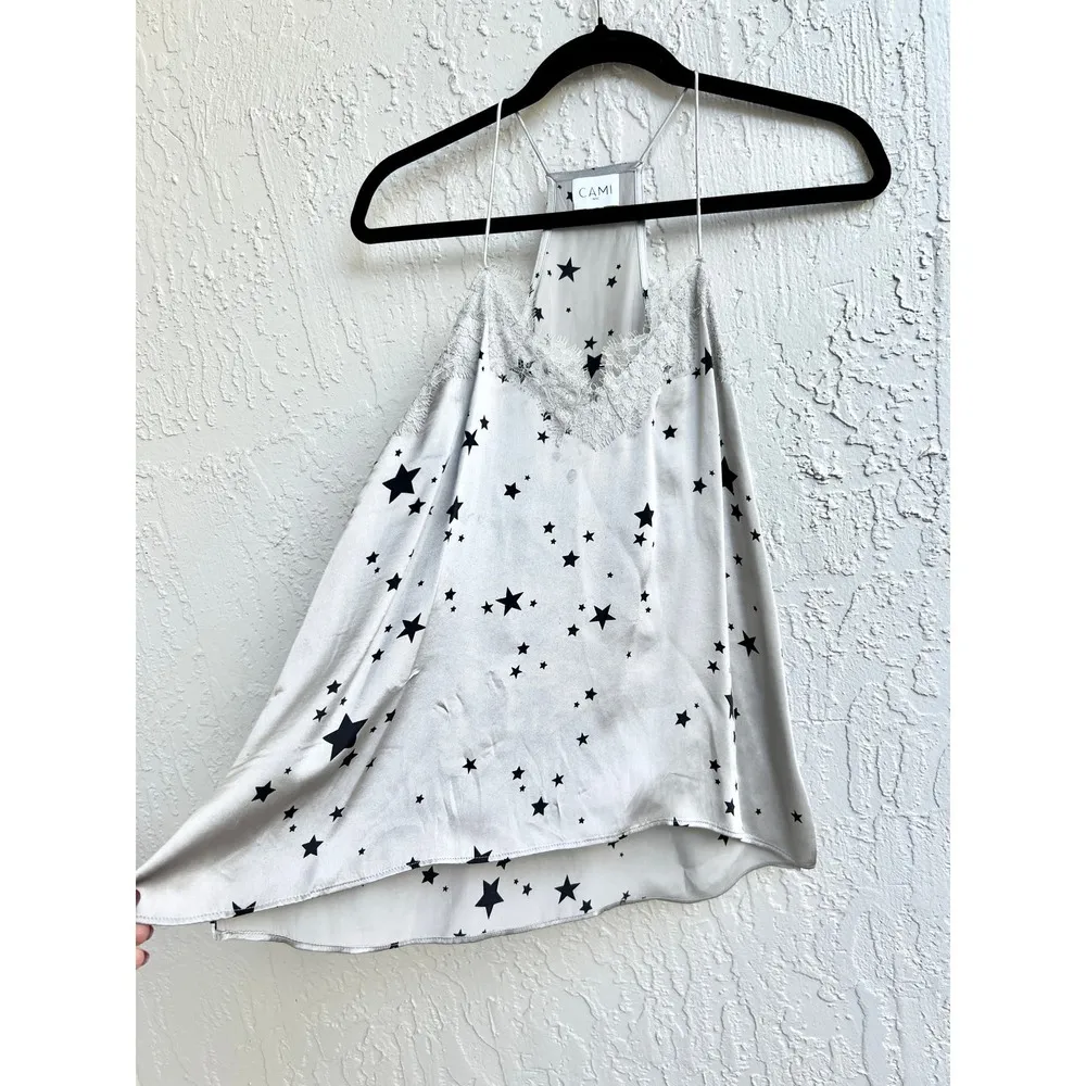 Cami NYC Sleeveless Racerback Cami Tank Top Platinum Star Women's Size XS / TP - Image 4
