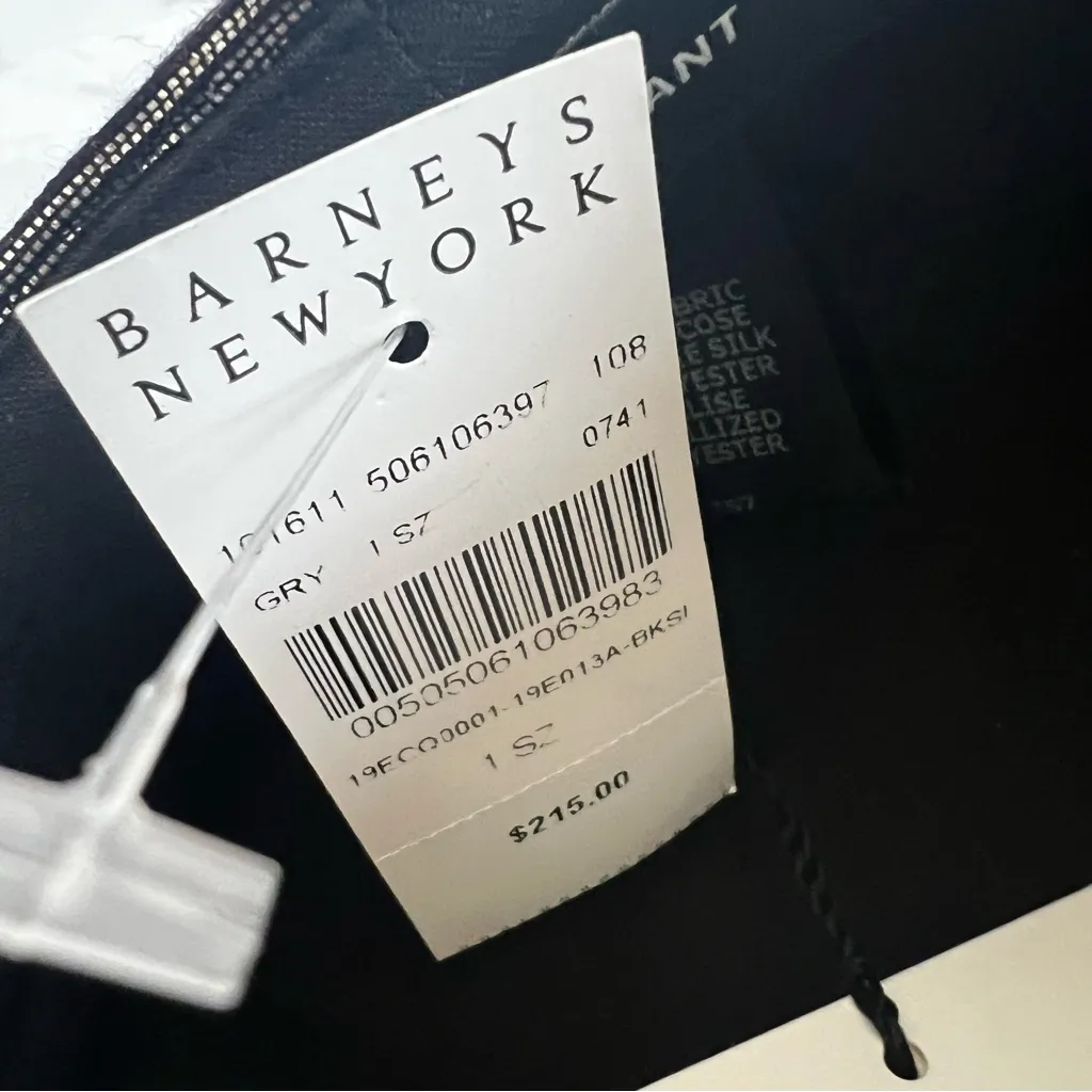 NEW Isabel Marant Cap Metallic Black Silver Newsboy OS Streetwear Chic Sparkly - Image 13