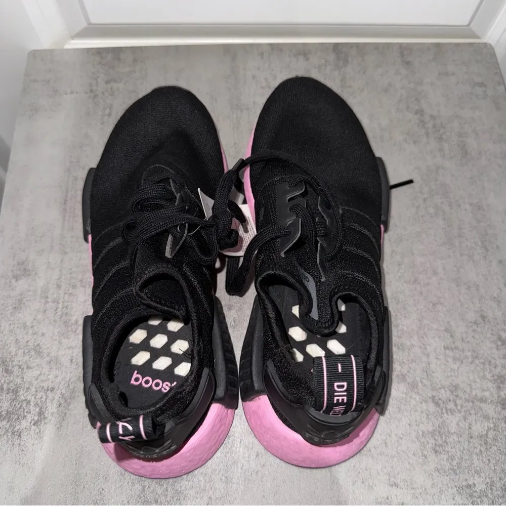 Adidas NMD_R1 Core Black True Pink - Image 6