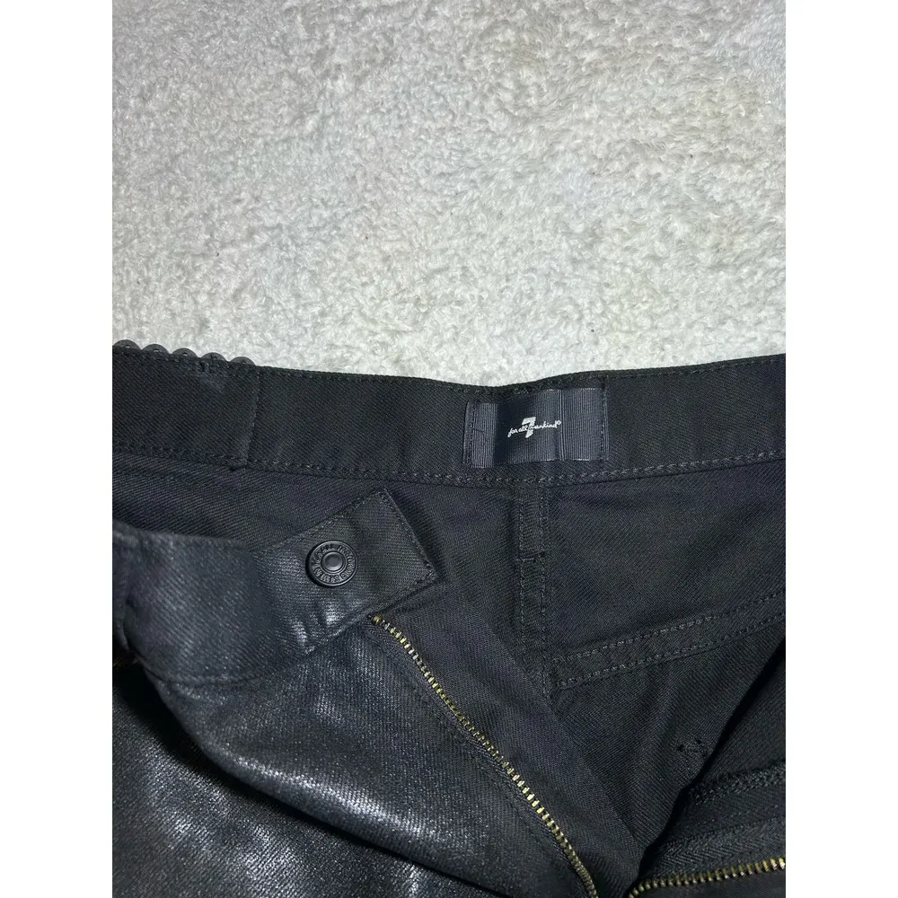 $278 NWT 7 For All Man Kind Black‎ Balloon Tie Pants Size 32 - Image 10