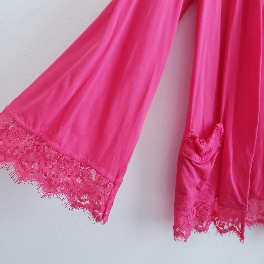 Free People Lace Hem Wrap Robe - Image 4