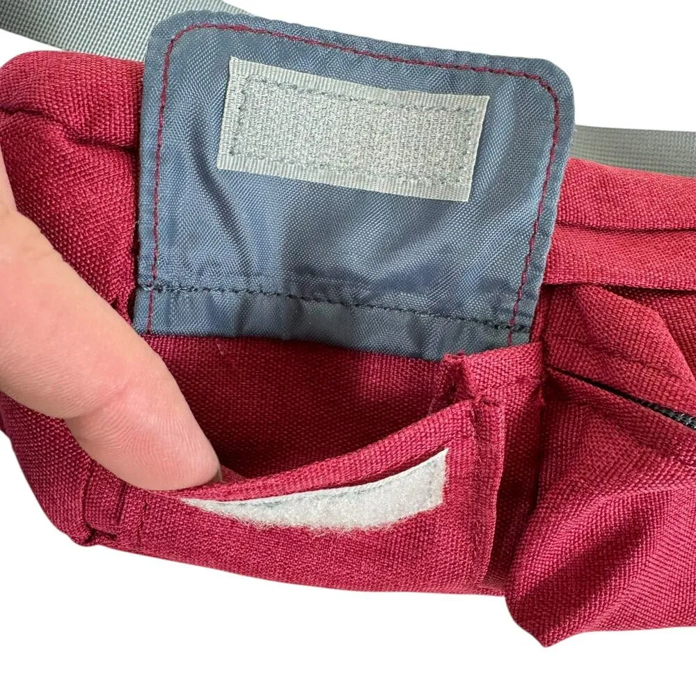 Waterfly NWOT Red 100% Nylon Utility Water Resistant Adjustable Fanny Pack - Image 5