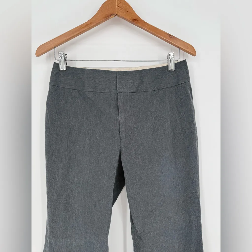 Banana Republic Harrison Wide Bootcut Stretch Trouser Grey Size 6 - Image 3