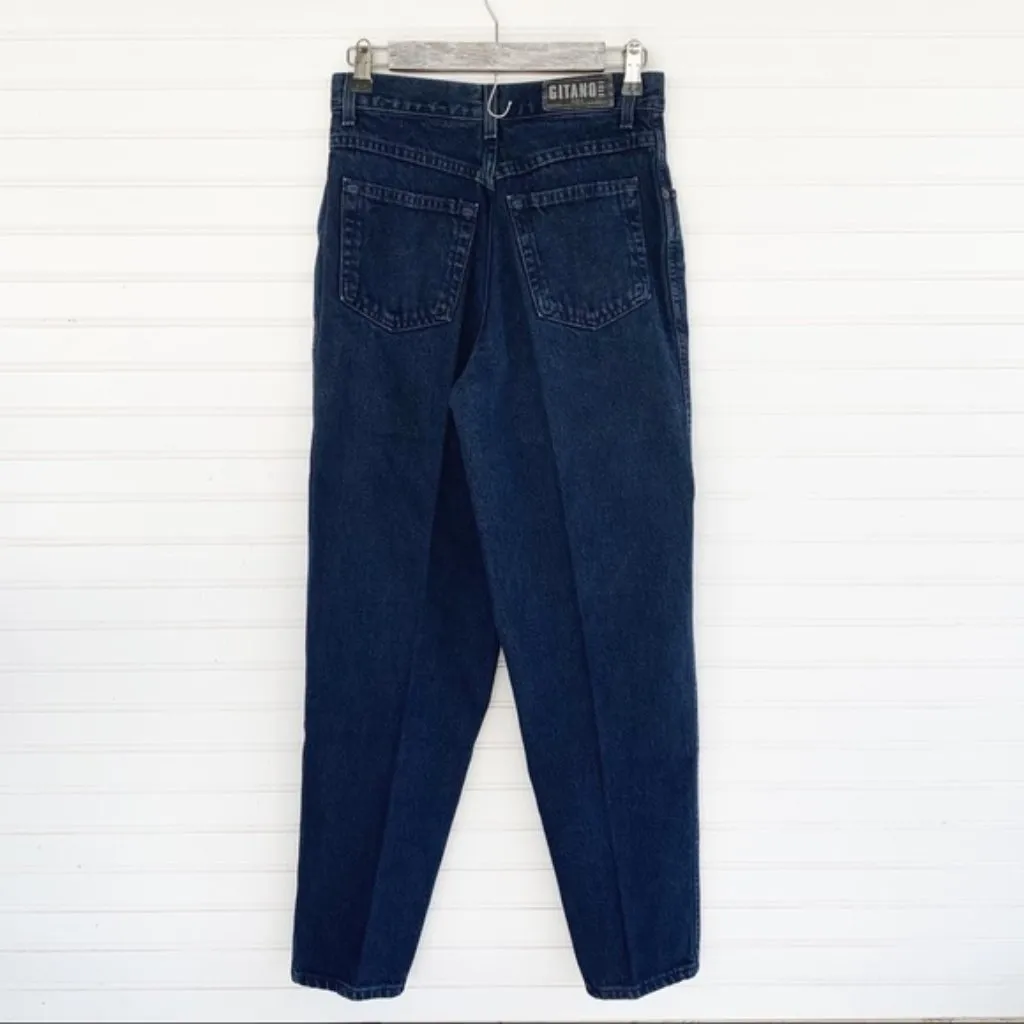 Gitano blue denim high waisted vintage mom jeans size 25/26 waist - Image 3