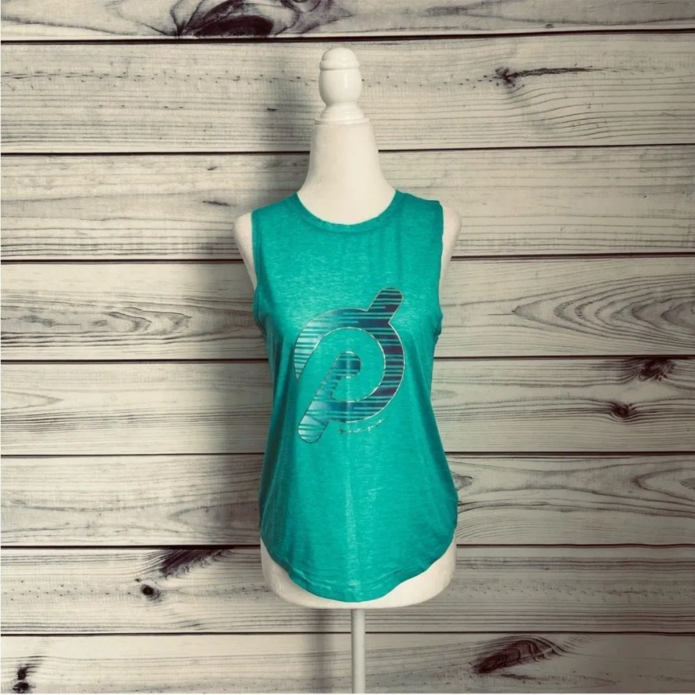 Spiritual Gangster Peloton Green Lightweight Active Muscle Tank - Image 3