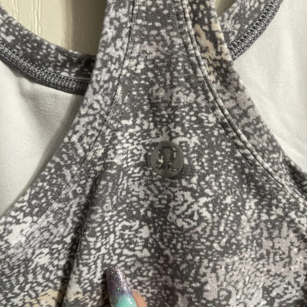 Lululemon Cool Racerback Tank in Frozen Vista Alpine White Multi - Image 6