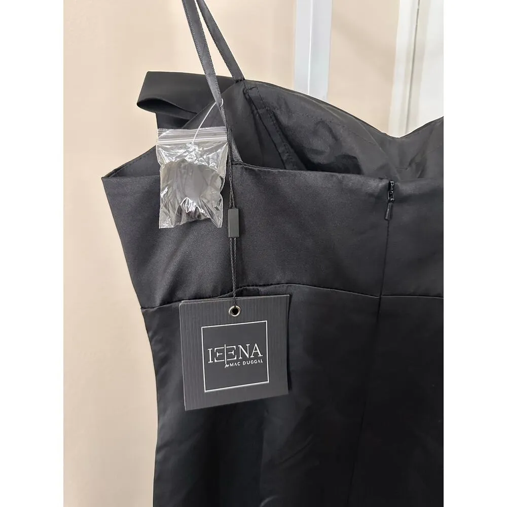 NEW NWT Mac Duggal Ieena Black Strapless Bow Mermaid Gown size 6 - Image 8