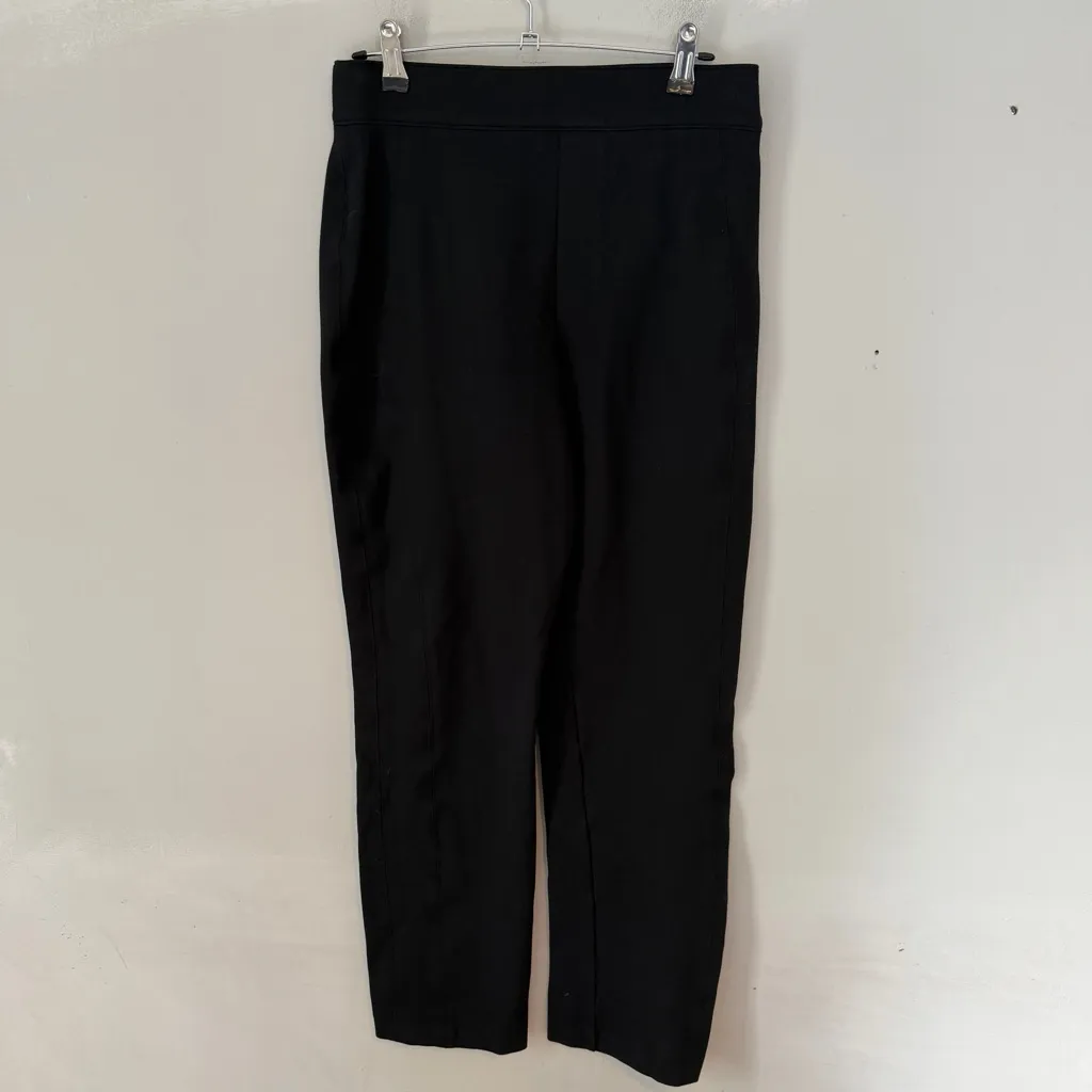 Spanx  PerfectFit Ponte Slim Straight Pants Classic Black Medium Tall SuperSmooth - Image 2