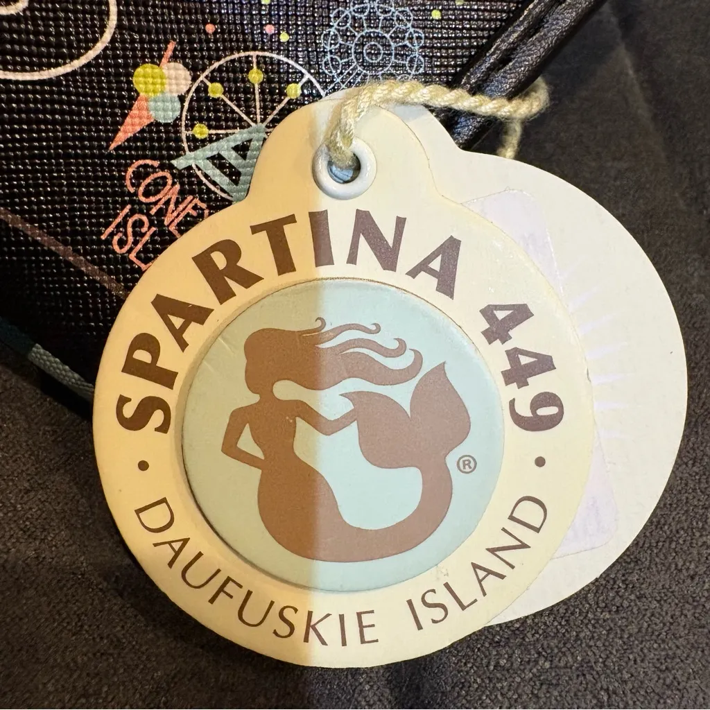 Spartina 449 New York City Map Wallet - Black and Teal snap button - Image 6