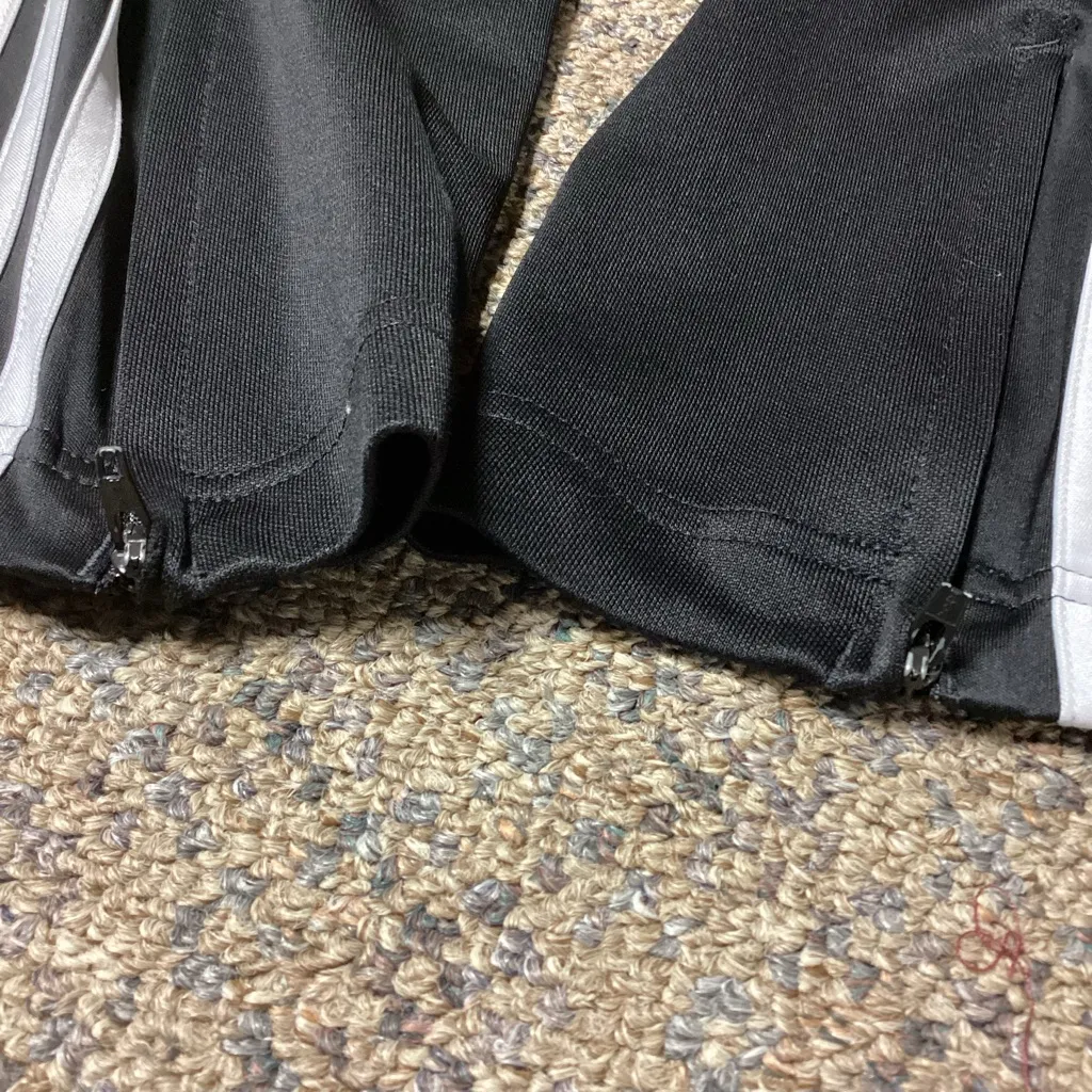 Adidas Black White Running Jogger Track Pants * Size Small - Image 10