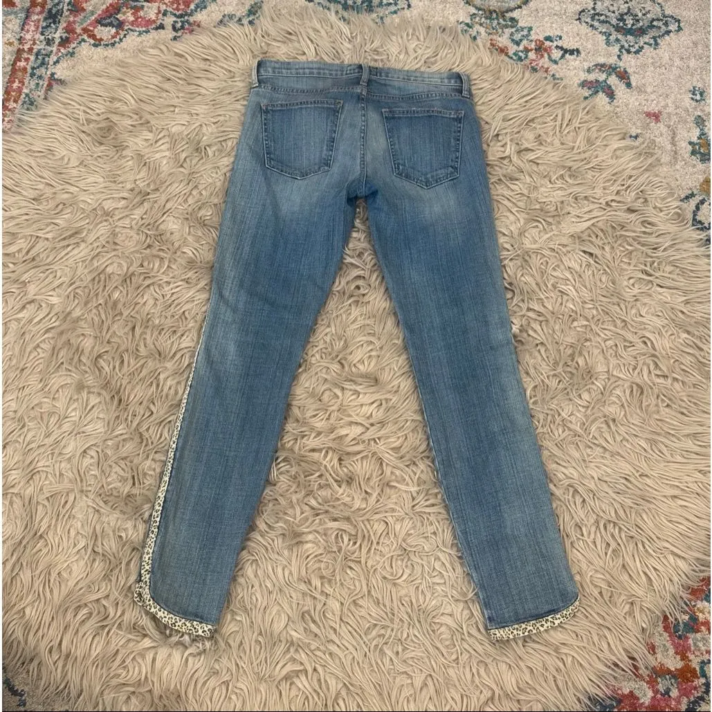 Current/Elliott Current Elliott sample cheetah stripe jeans - Image 5