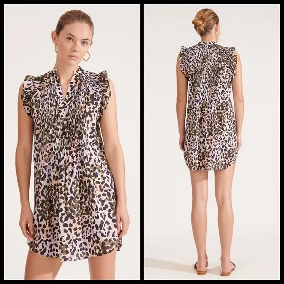 💕VERONICA BEARD💕 Marieta Leopard Cover-Up Dress - Image 2