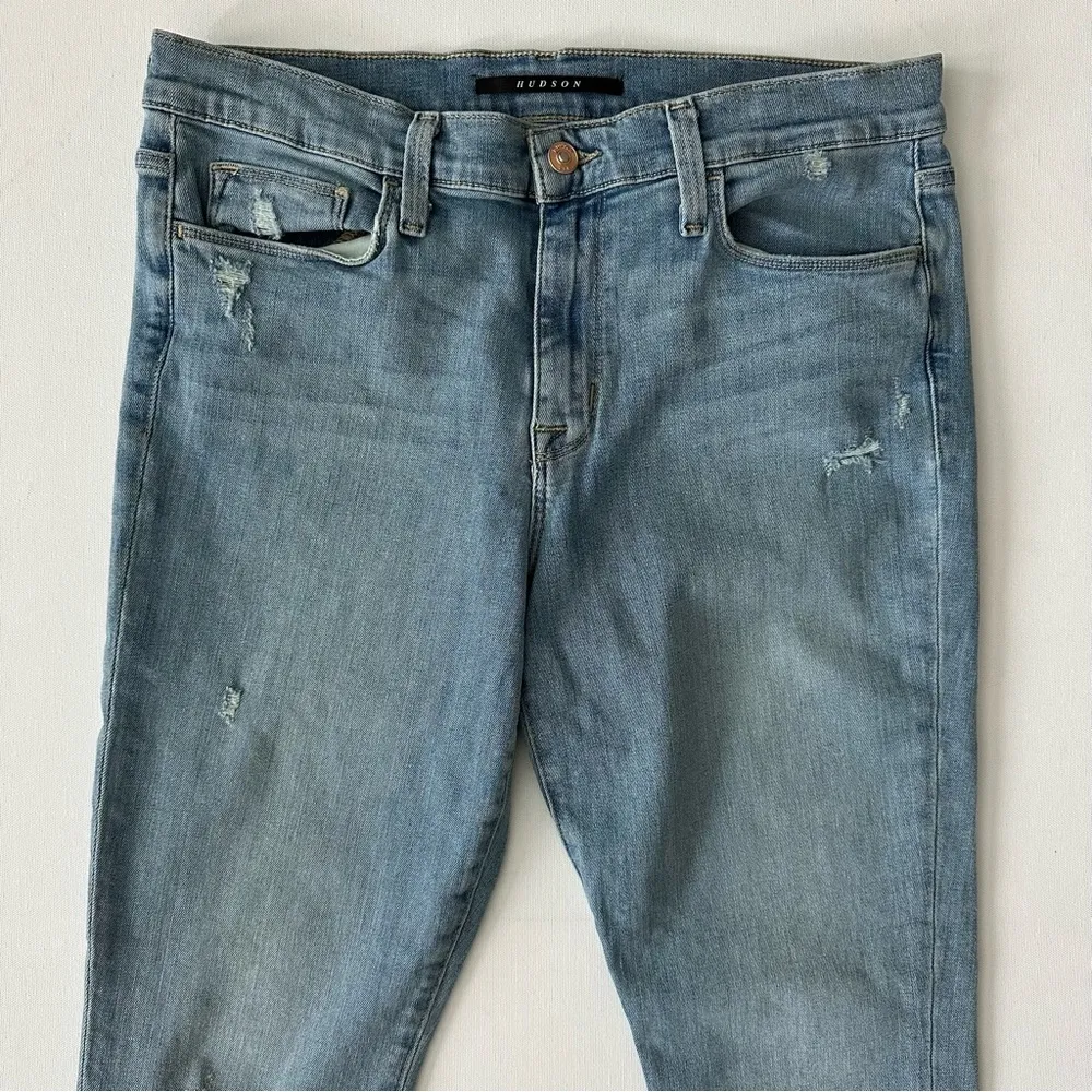 HUDSON Midrise Super Skinny Ankle Jeans Size 31 Women - Image 2
