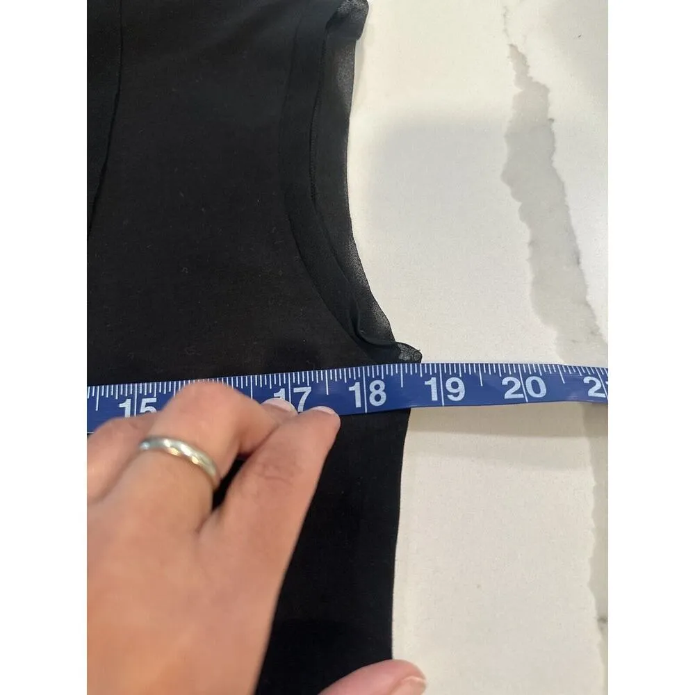 Hugo Boss Women's "Elenzia" Black Cotton Sleeveless Blouse Top US 6 1067 - Image 5