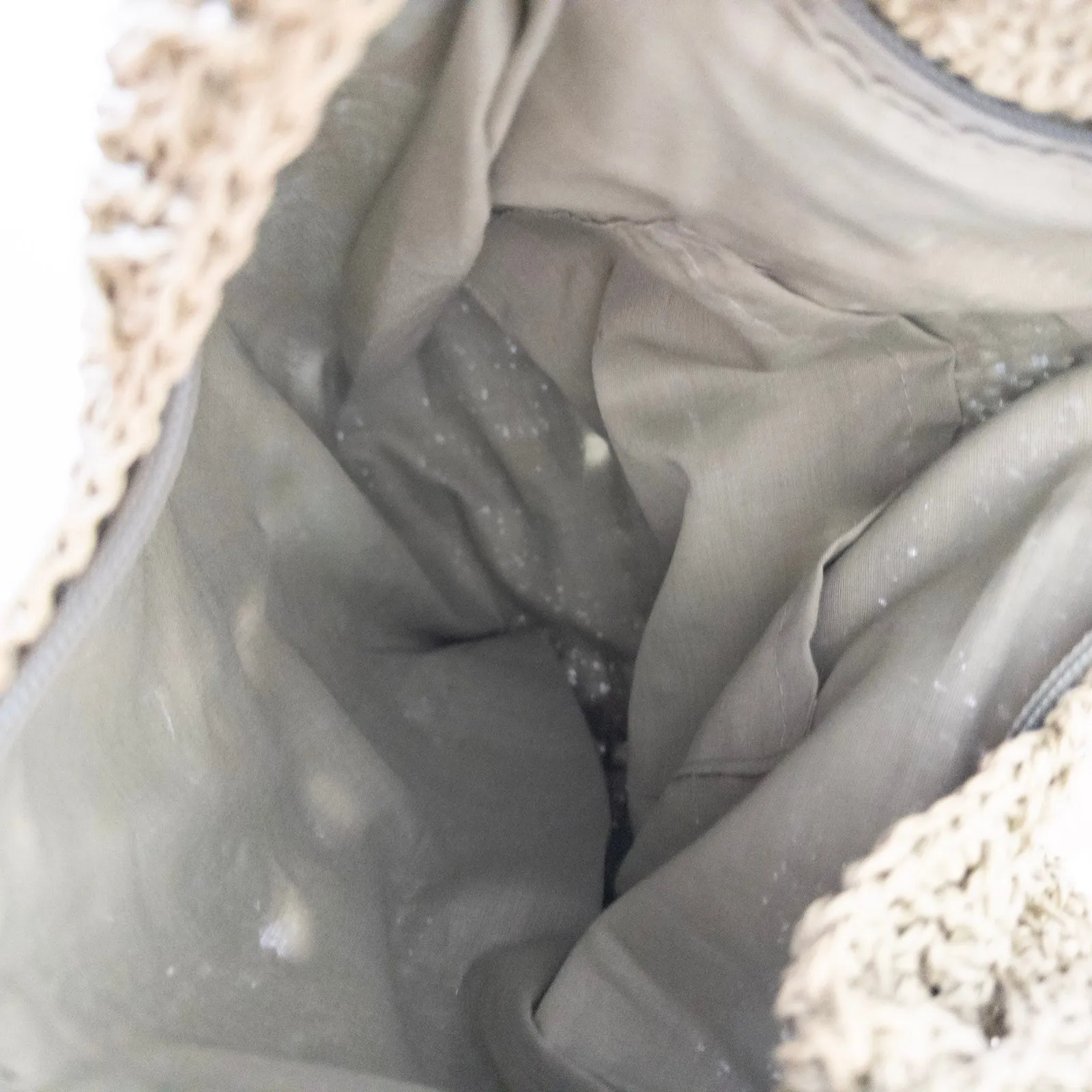 Womens Handmade Jute Shoulder Bag Sage Green Boho Floral Hobo Beach Cottage - Image 8