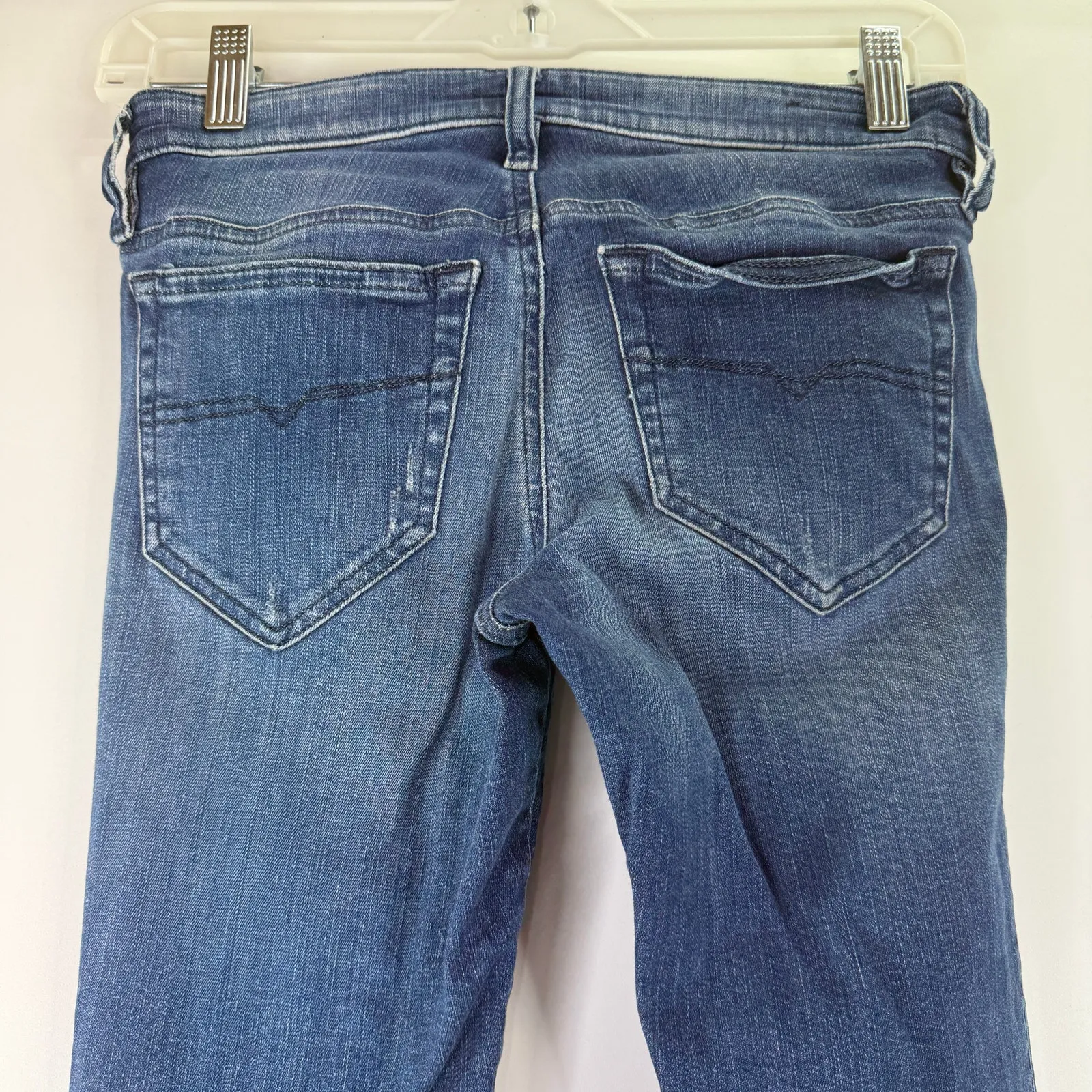 Diesel Women's Skinzee Super Slim Skinny Low Waist Jeans Size 26 - Image 5