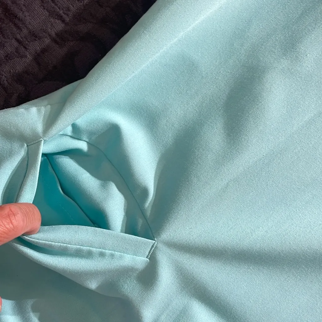 Figs Teal Technical Collection Scrub Top - Image 8