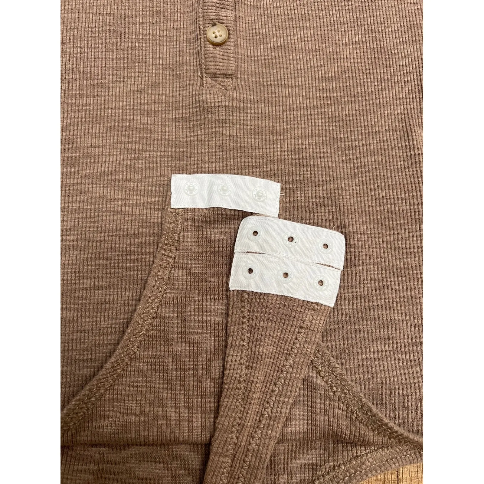 Madewell Collared Ribbed Bodysuit - 58% Cotton‎ - Size M - Image 6