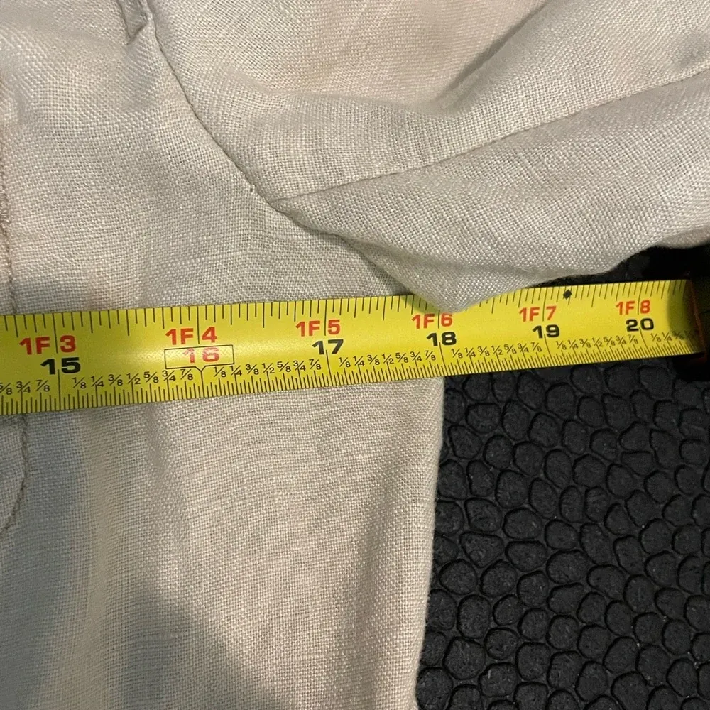 Eddie Bauer 100% linen vintage utility military‎ jacket - Image 12