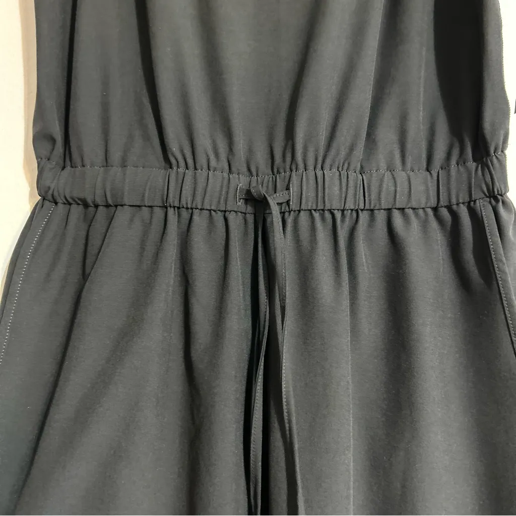Abercrombie & Fitch Black Travelers Sleeveless Jumpsuit Size Small Tall - Image 2