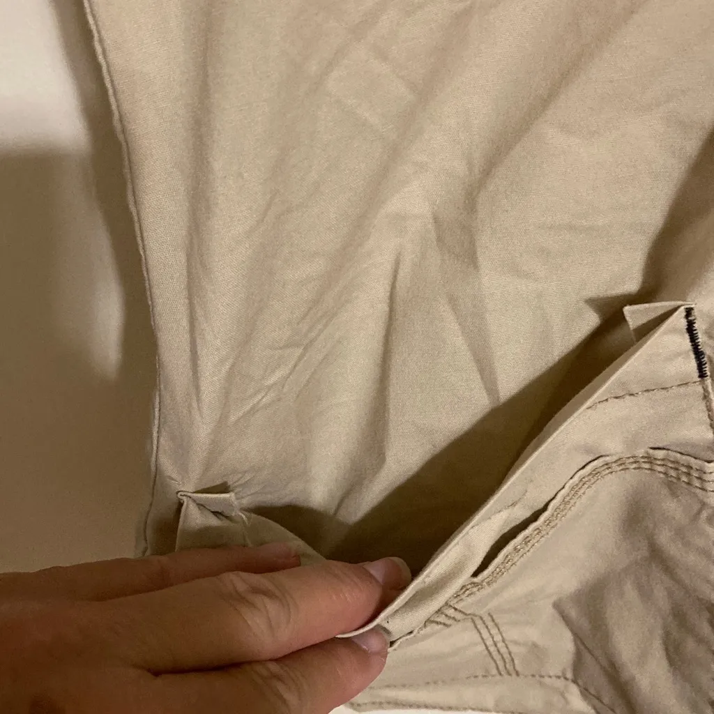 Wonder Flex size M tan  Short Sleeve Top with Pockets - Image 4