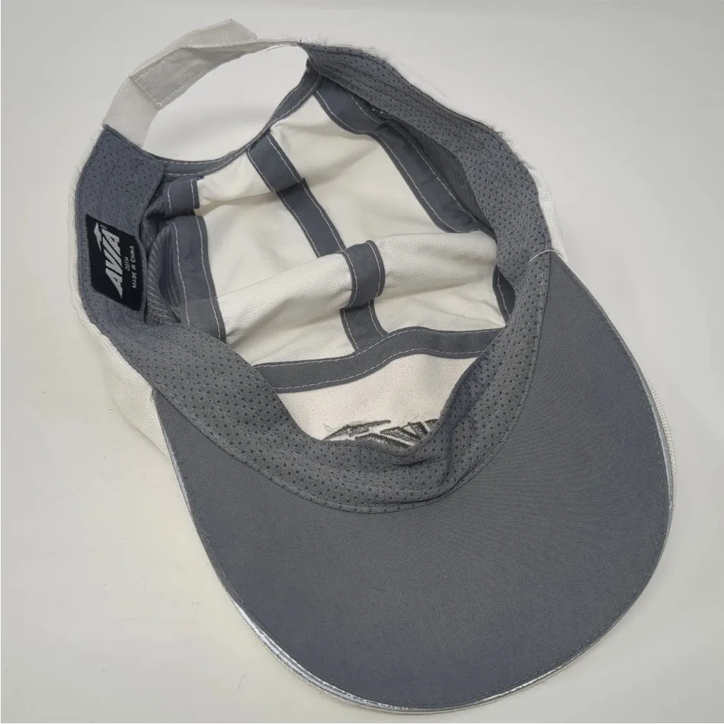 Avia  Strapback 5 Panel Cap White One Size Adjustable Lightweight Embroidered - Image 5