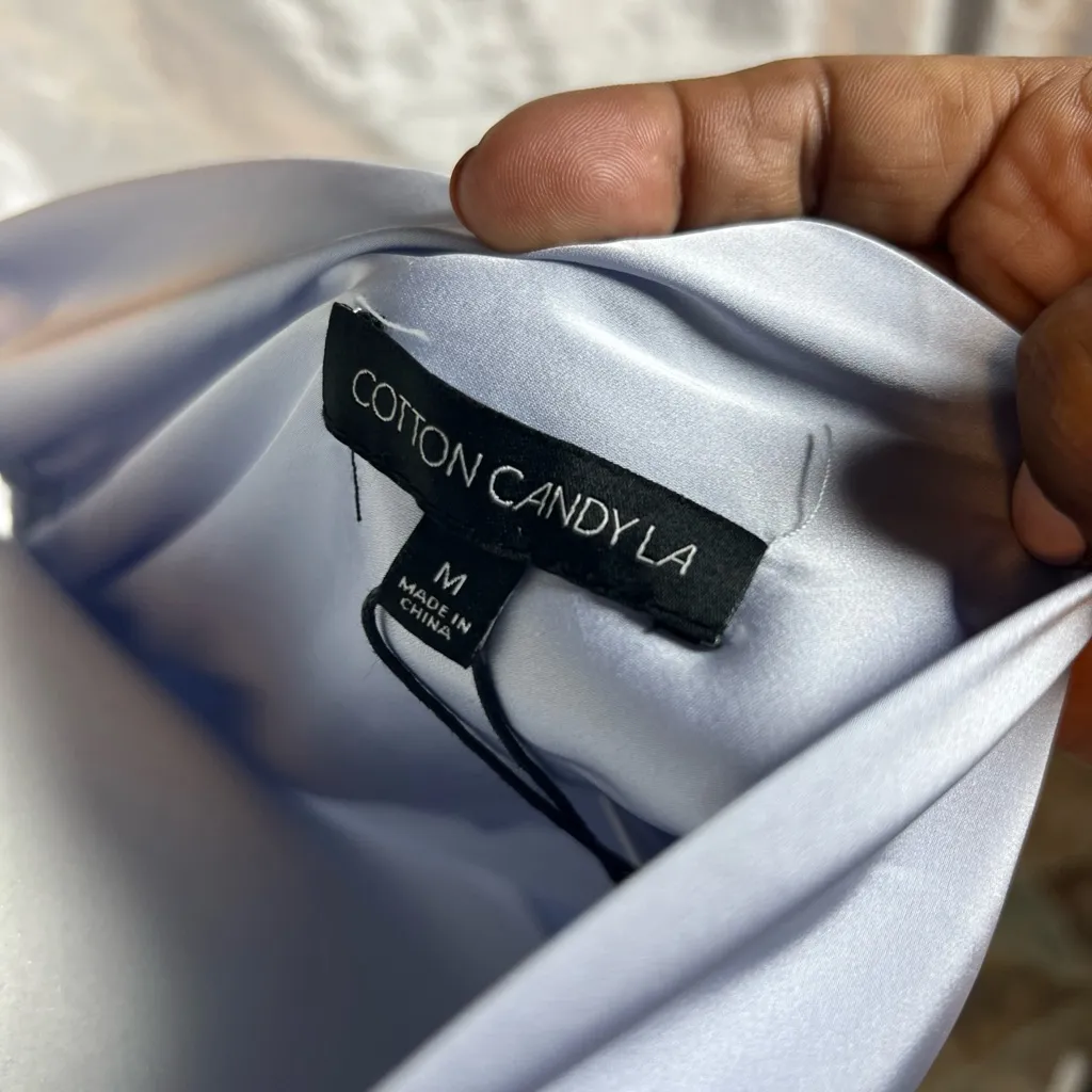 Cotton Candy Satin Camisole - Image 4