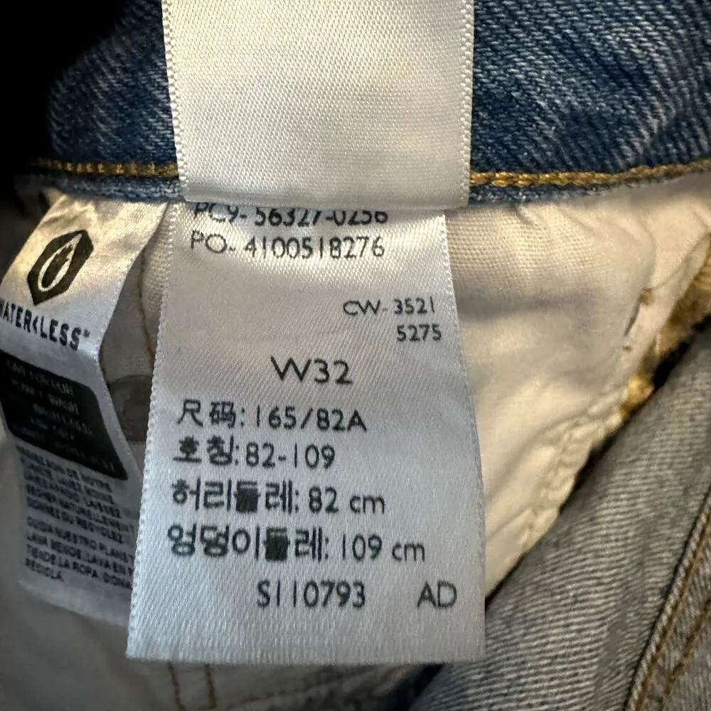 Levi's 501 Original Jean Shorts Cut-off High Rise Denim Ojai Stone W32 NWT - Image 7