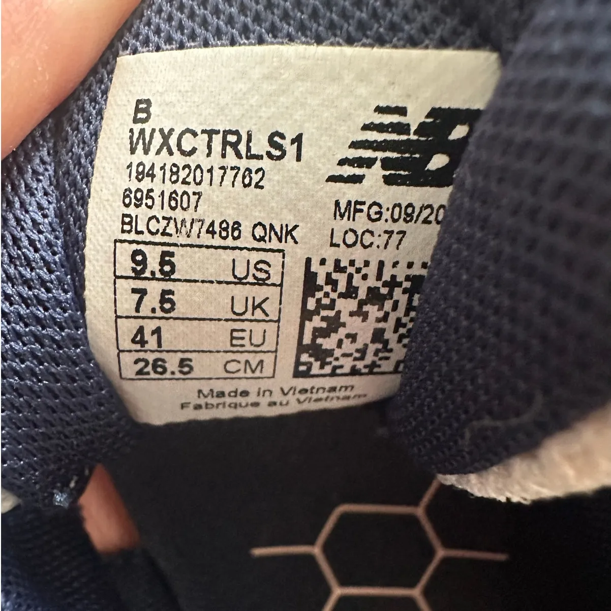 New Balance Fresh Foam X Trainer Sea Salt & Natural Indigo Size 9.5 - Image 8