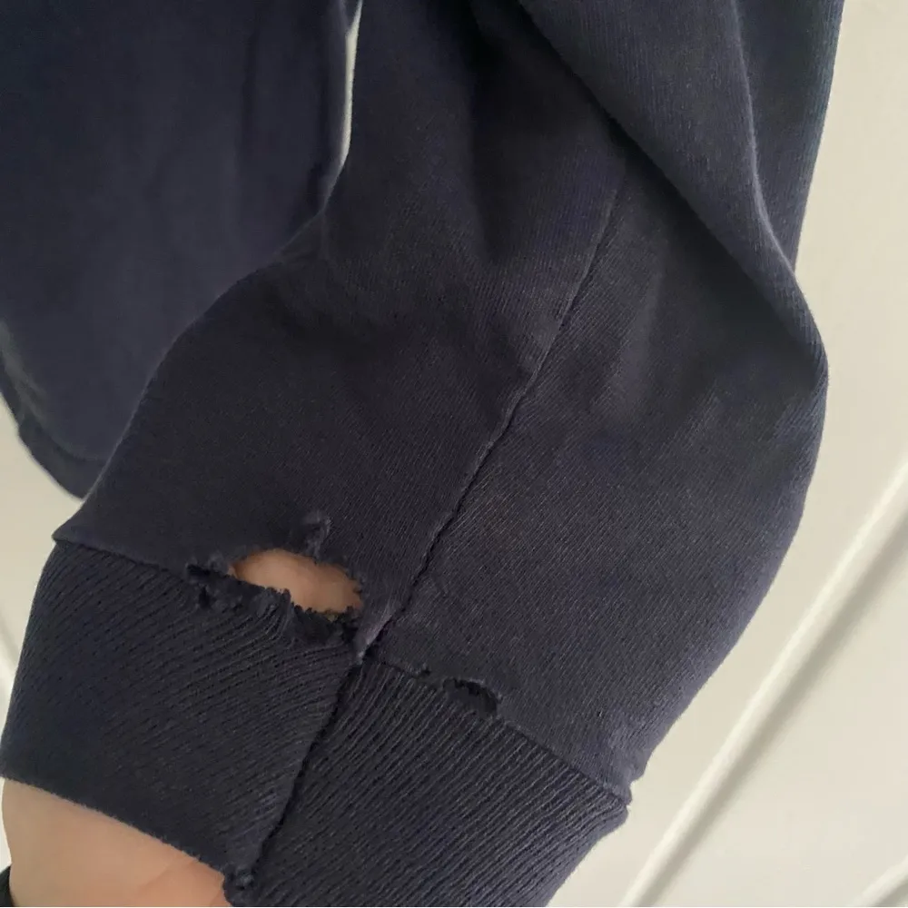 STX Lacrosse Women's Vintage 90's Navy Long Sleeve Tee Medium INV254 - Image 8