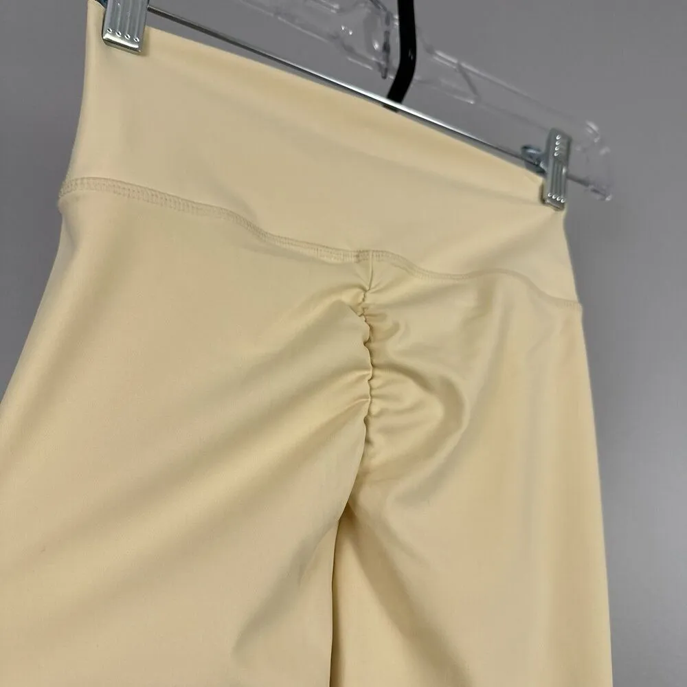 Daisy Street Active Dsy St Leggings Yoga Pants Size 8 US Small New Light Yellow - Image 7