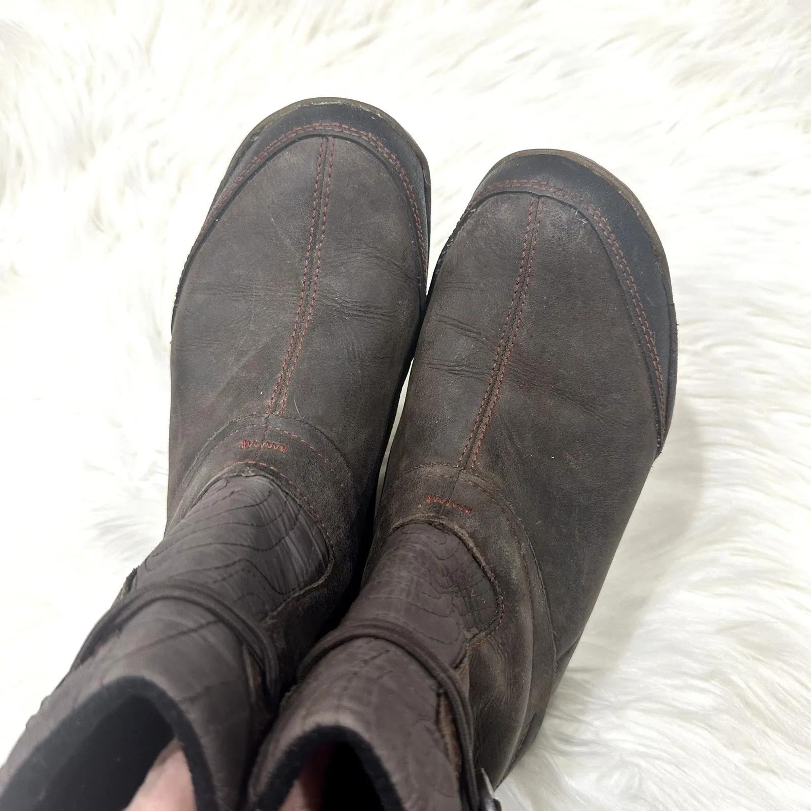 Merrell Dewbrook Zip Insulated Waterproof Snow Boots Sz 8.5 - Image 3