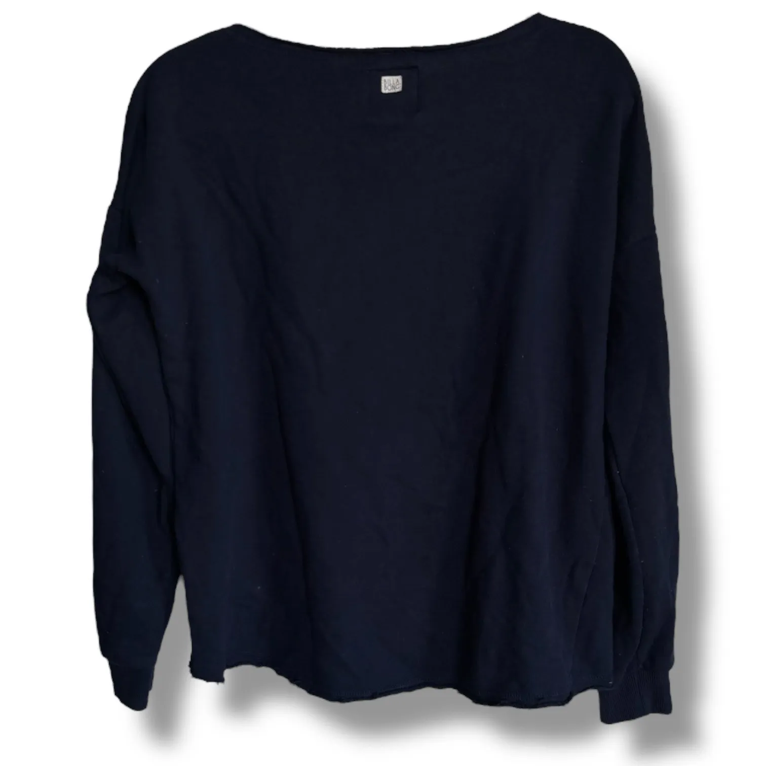 Billabong  Women's Sweatshirt Blue Silver Snake‎ Feathers Native Large - Image 2