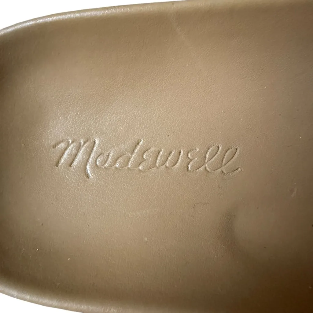 Madewell The Charley double strap slide sandals flats desert camel women's 6.5 - Image 8