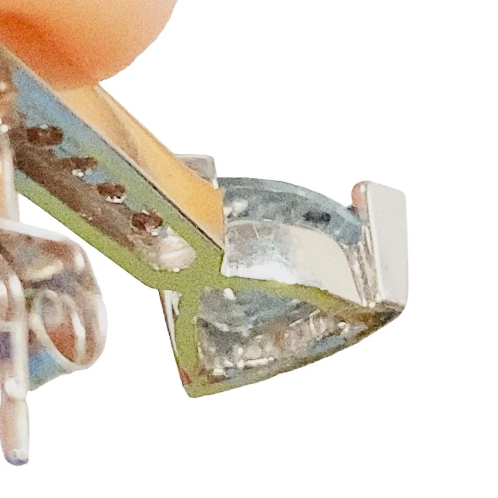 14K White Gold Trillion Cut Aquamarine Round Diamond Earrings and Necklace Set - Image 7