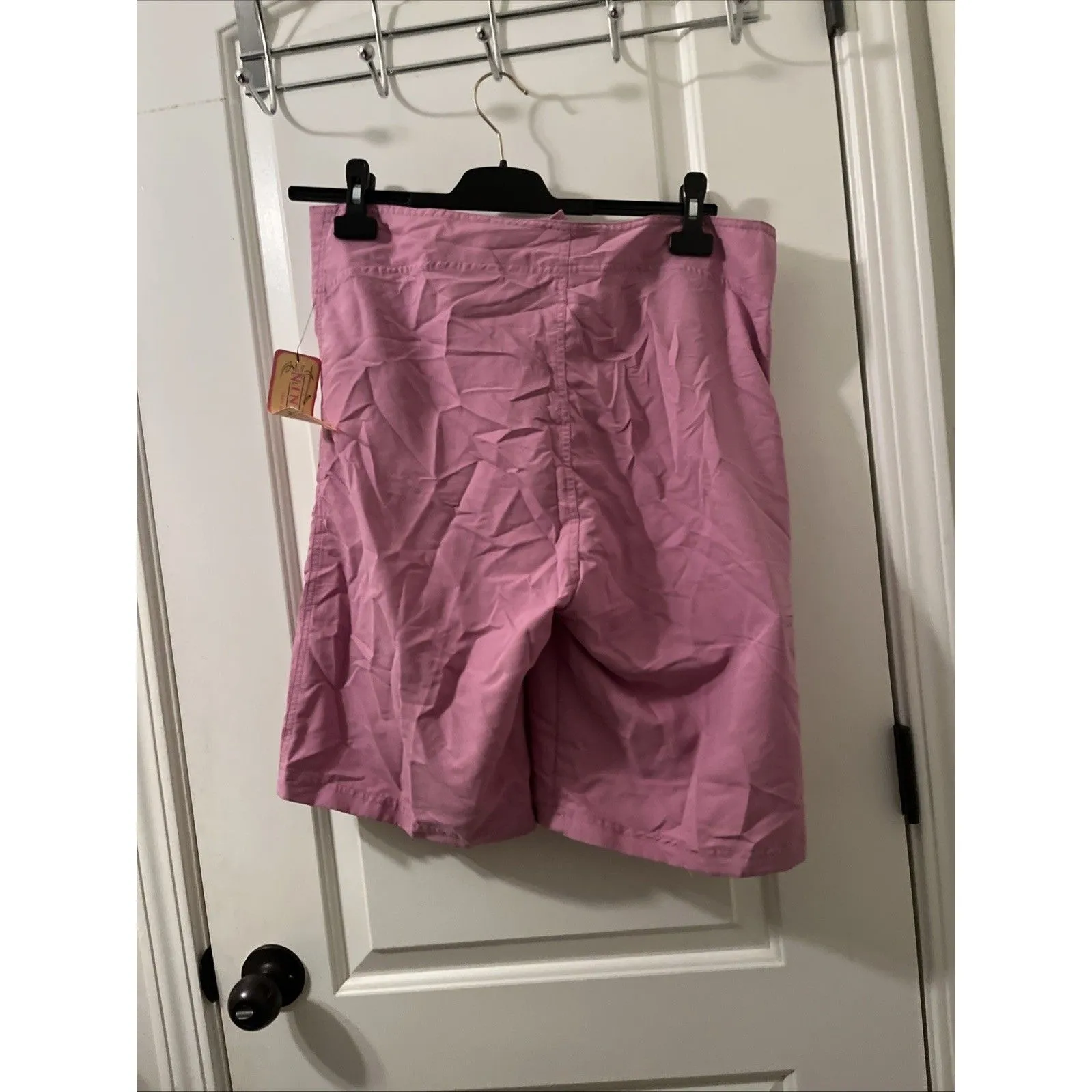 Nina Capri Women's Size 12 Purple Board Shorts Drawstring - Image 13