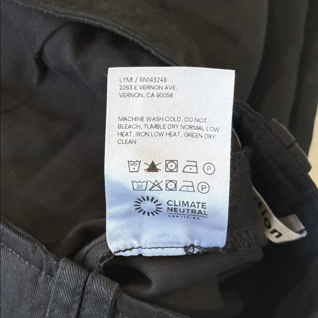 Reformation black Cargo Trousers 100% Tencel Lyocell - Image 11