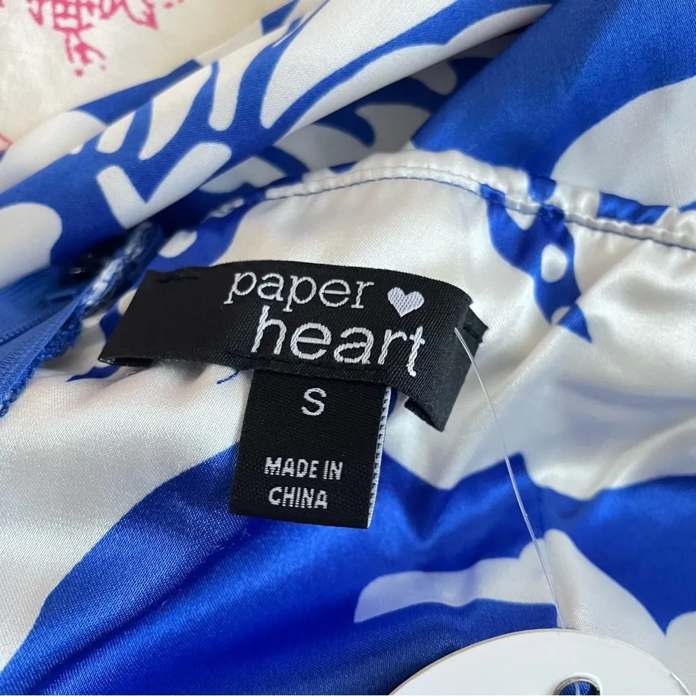 Paper Heart Satin Floral Maxi Dress - Image 3