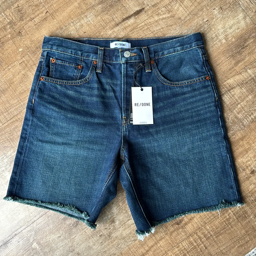 RE/DONE NWT  Boyfriend Cutoff Short in Palermo - Image 5