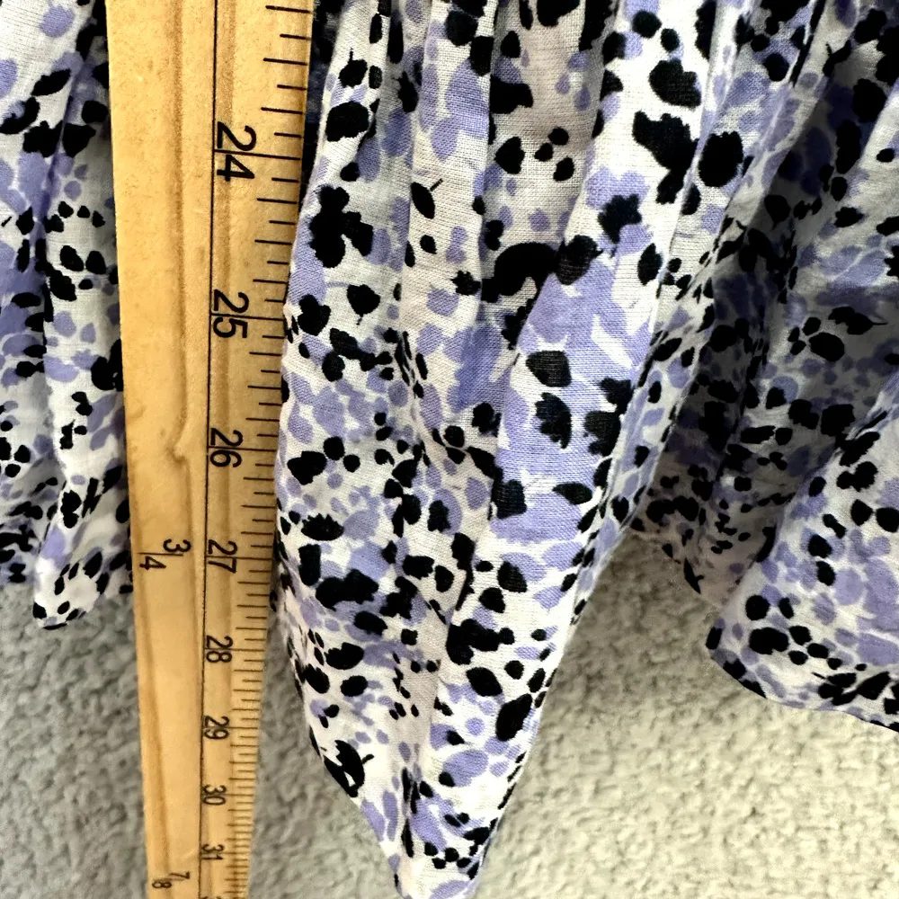 Kensie Babydoll Slip Top Womens Small Purple Geometric Y2K Boho‎ Dainty Feminine - Image 3