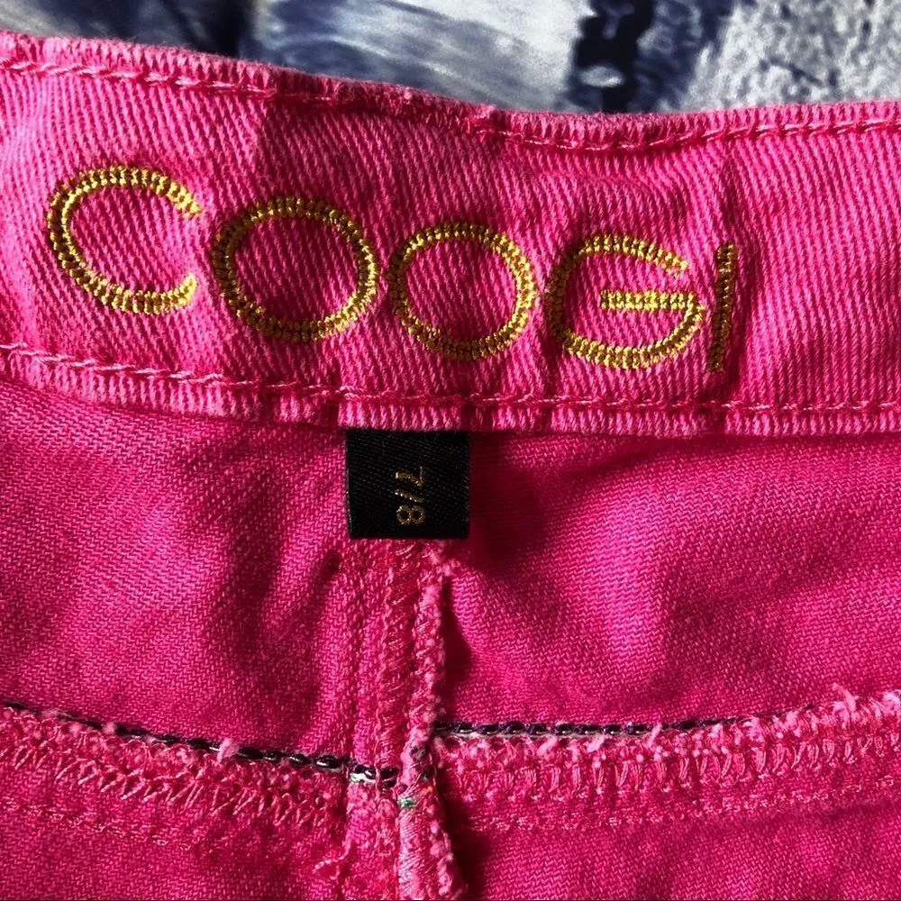 Coogi Australia Women Authentic Shorts Pink Denim - Image 7