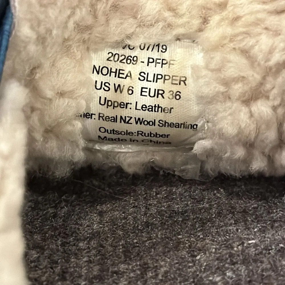 OluKai Womens Nohea Slipper Pacific Blue 6 Blue - Image 6