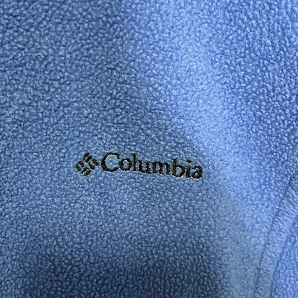 Columbia Women Blue Fleece Active Hiking Outdoor Gorpcore Casual Jacket Size 1X - Image 2