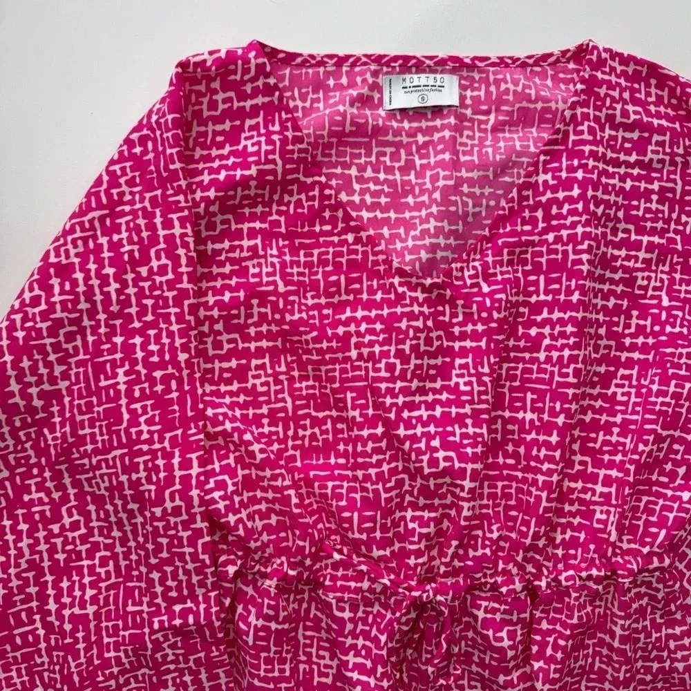 MOTT50 Fuchsia Basketweave Charlotte‎ Dress Size Small Pink - Image 3