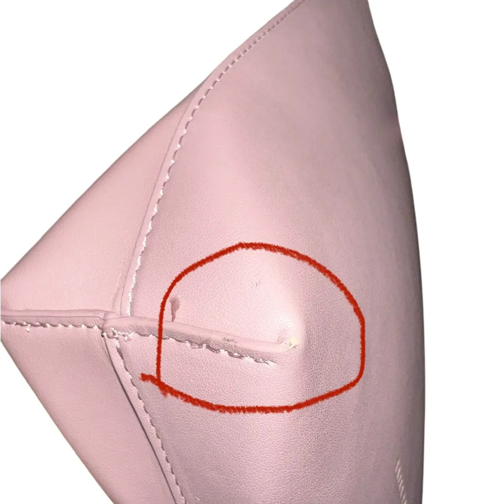 Samara crossbody Peony pink Vegan Leather - Image 8