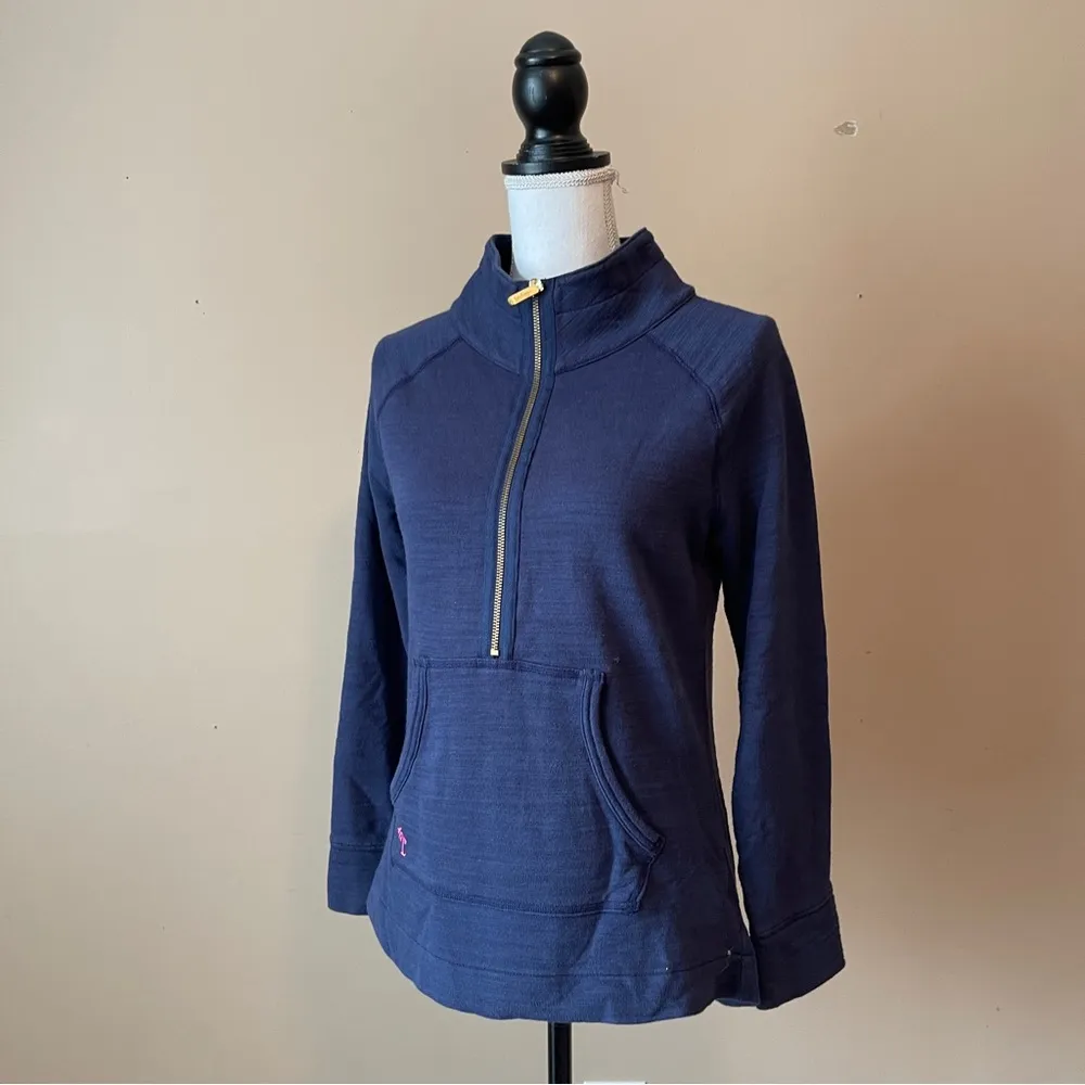 LILLY PULITZER | Blue Kangaroo Pocket Pullover Sz XS - Image 33