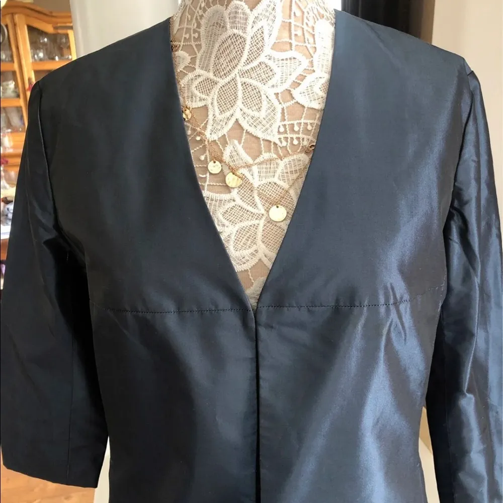 Max Studio Leon Max 100% silk long coat and long skirt. Coat NWT and skirt NWOT - Image 5