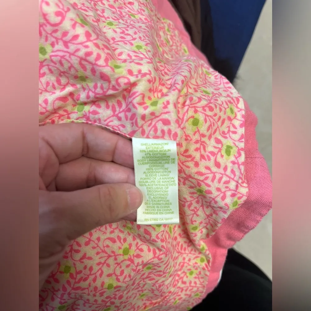 Sigrid Olsen  Linen Blazer – Pink Lightweight Jacket | Size 4 | Summer Layering - Image 12