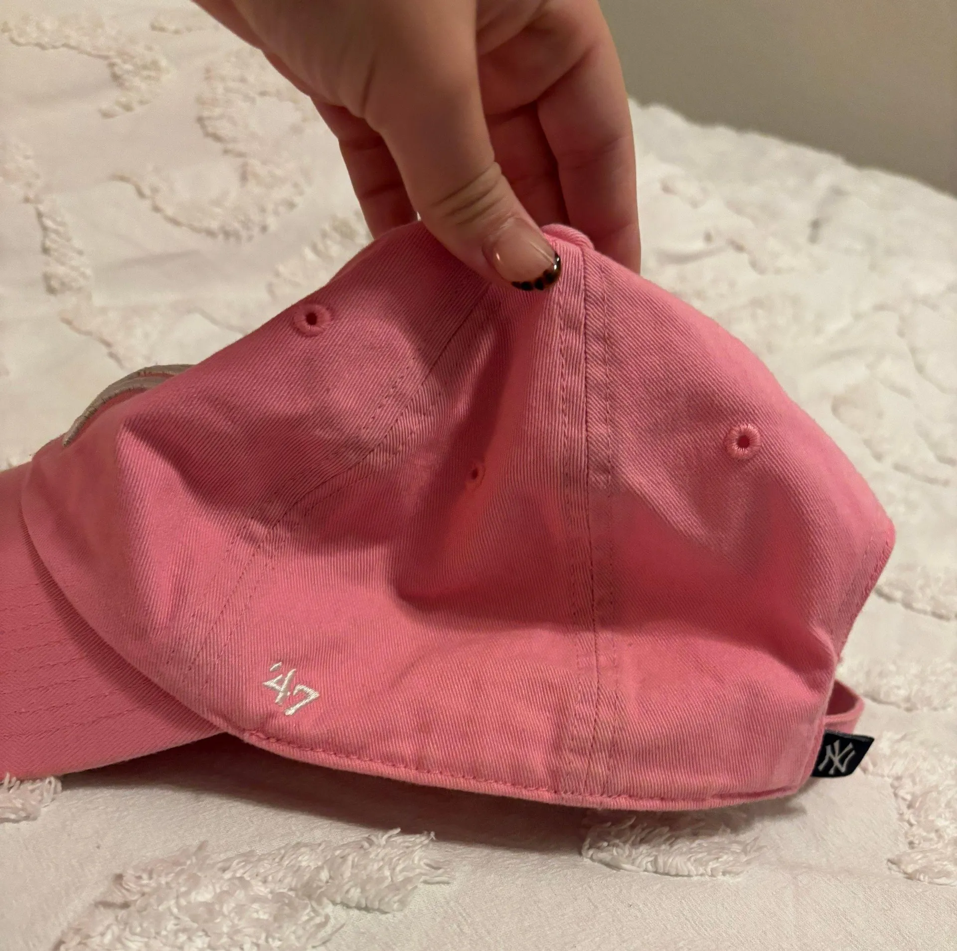 47 Brand Pink Yankees Hat - Image 4