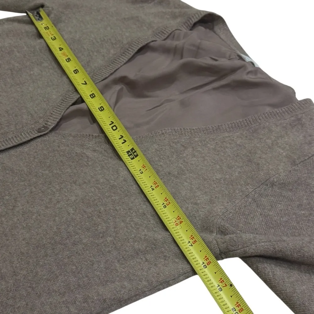 Garnet Hill Cashmere and Silk Capsule Granola‎ Girl Old Money Cardigan Size XS - Image 8